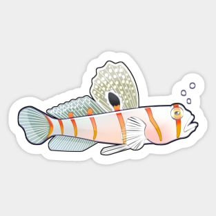 Randall's Prawn Goby Fish Sticker